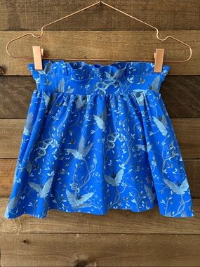 Greyson Girl's Youth Golf Phoenix Skort in Malibloom Blue Size 10